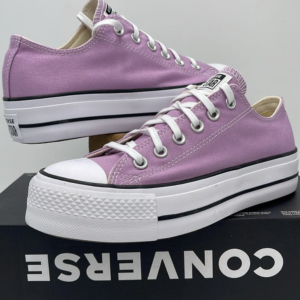 Converse WMNS A09394F CTAS LIFT OX CLASSIC AMETHYST/WHITE/BLACK Platforms Snkrs